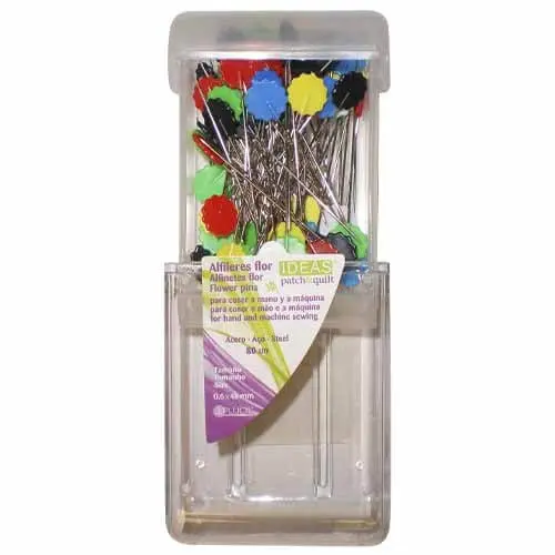 Alfileres cabeza de flor (80 unidades)