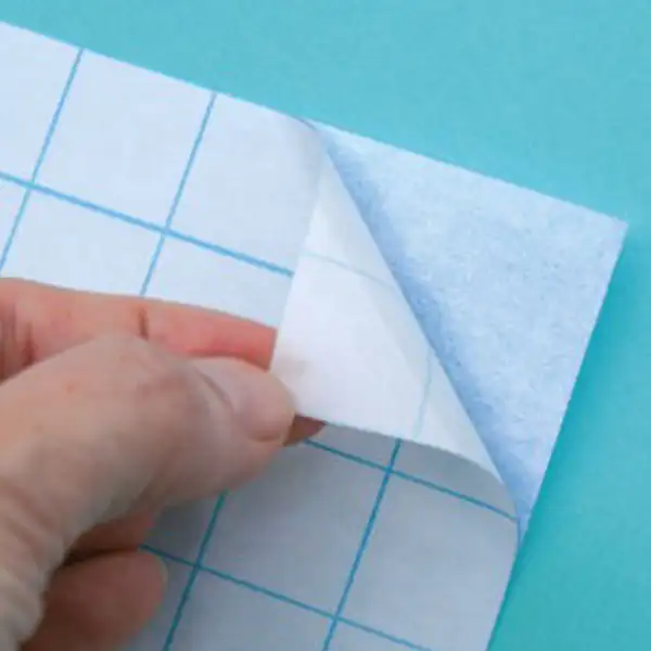 Entretela adhesiva FILMOPLAST de Gunold, en rollos, colores blanco y negro