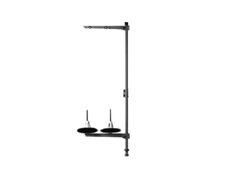 Fileta portaconos vertical barra de dos conos