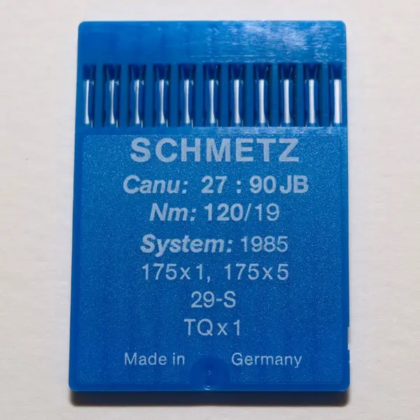 Aguja de botón corta 1985 de SCHMETZ para máquinas industriales