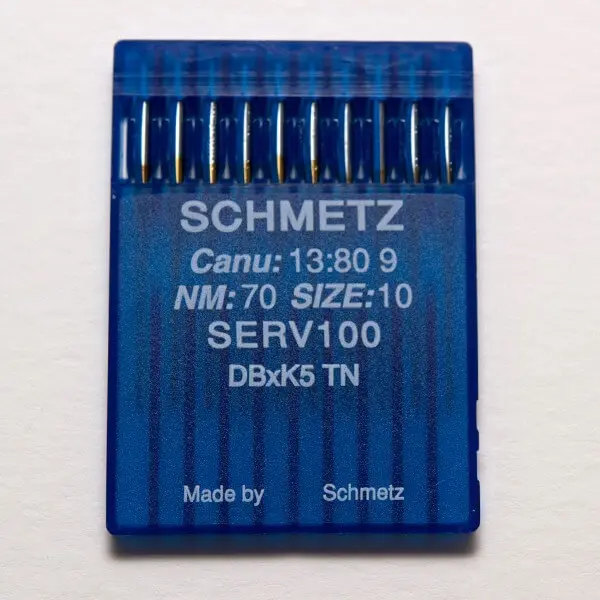 Aguja con punta de titanio DBxK5 TN de SCHMETZ para bordadoras industriales