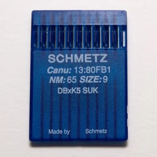 Aguja con punta bola DBxK5 SUK de SCHMETZ para bordadoras industriales