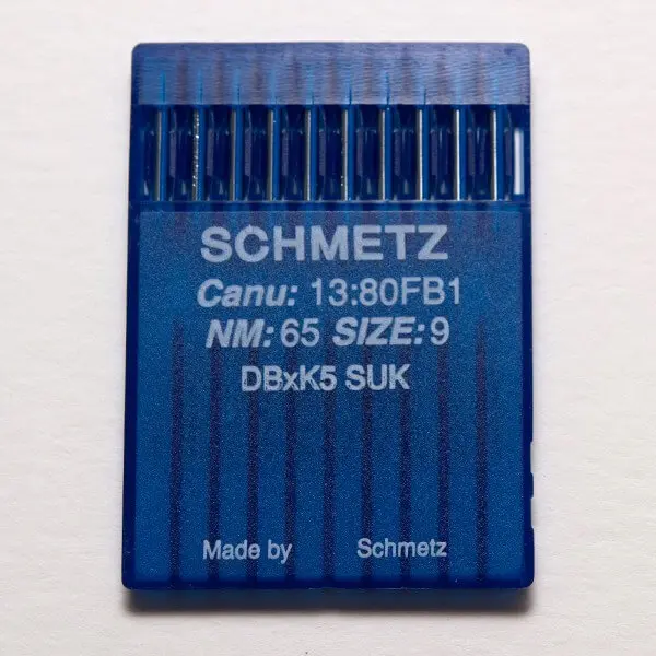 Aguja con punta bola DBxK5 SUK de SCHMETZ para bordadoras industriales