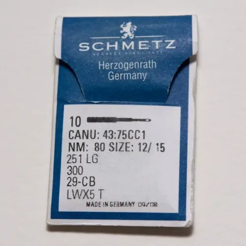 Aguja para puntada invisible 300 de SCHMETZ para máquinas industriales