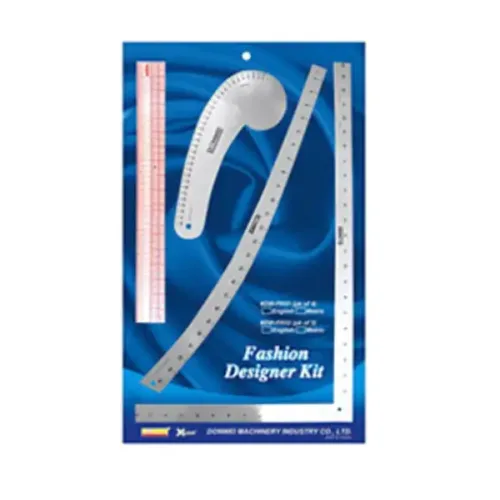 Set de reglas de aluminio para patronaje fashion designer kit