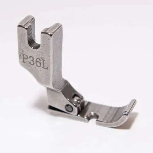 Prensatelas ancho para cremalleras, basculante izquierda