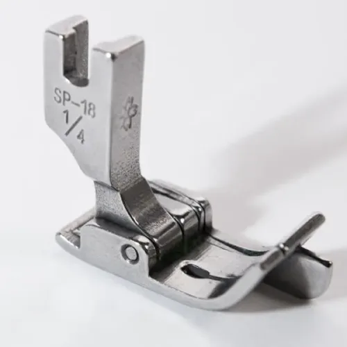 Prensatelas con guía-tope derecha