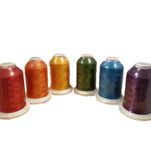 Pack de 6 conos de hilo para bordar colores bandera LGTBI