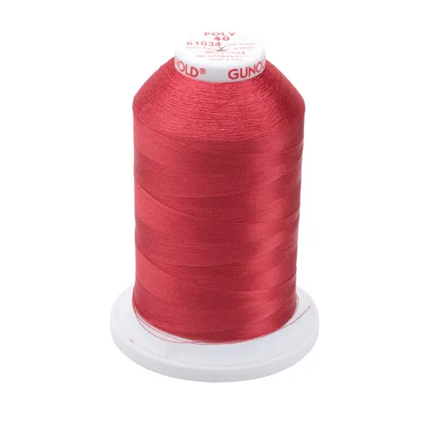 Hilo de poliéster POLY 40 para bordar - Color 61034